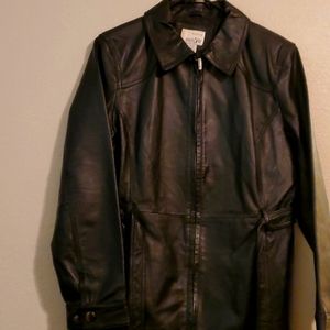 East 5th Black Genuine Leather Jacket